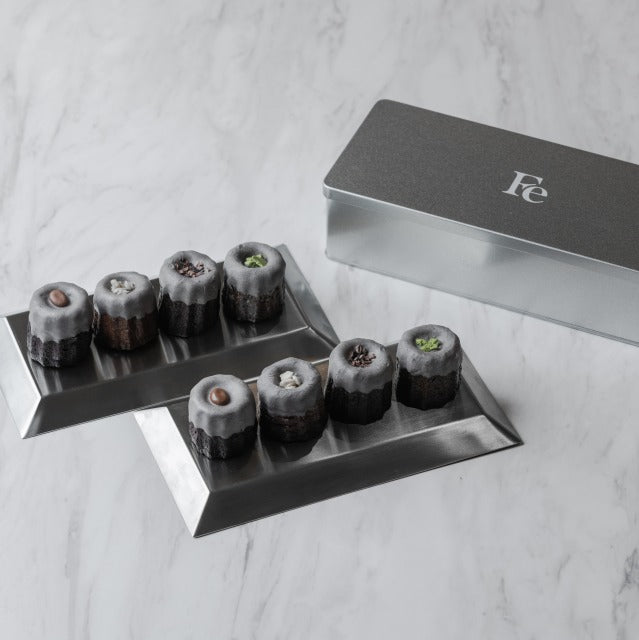 Bit×日本製鉄コラボ缶でお届け】Fe （S）カヌレ4種詰め合わせ 8個入り