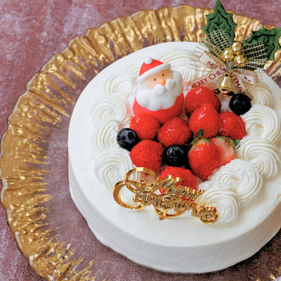 【クリスマスケーキご予約※店舗受取りのみ】越後姫と新潟県産素材の生デコレーションケーキ 5号 (2025)