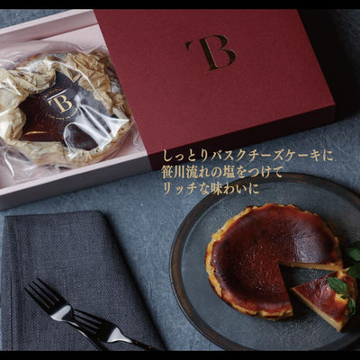 【Bitデザート人気No.1】笹川流れの塩バスクチーズケーキ