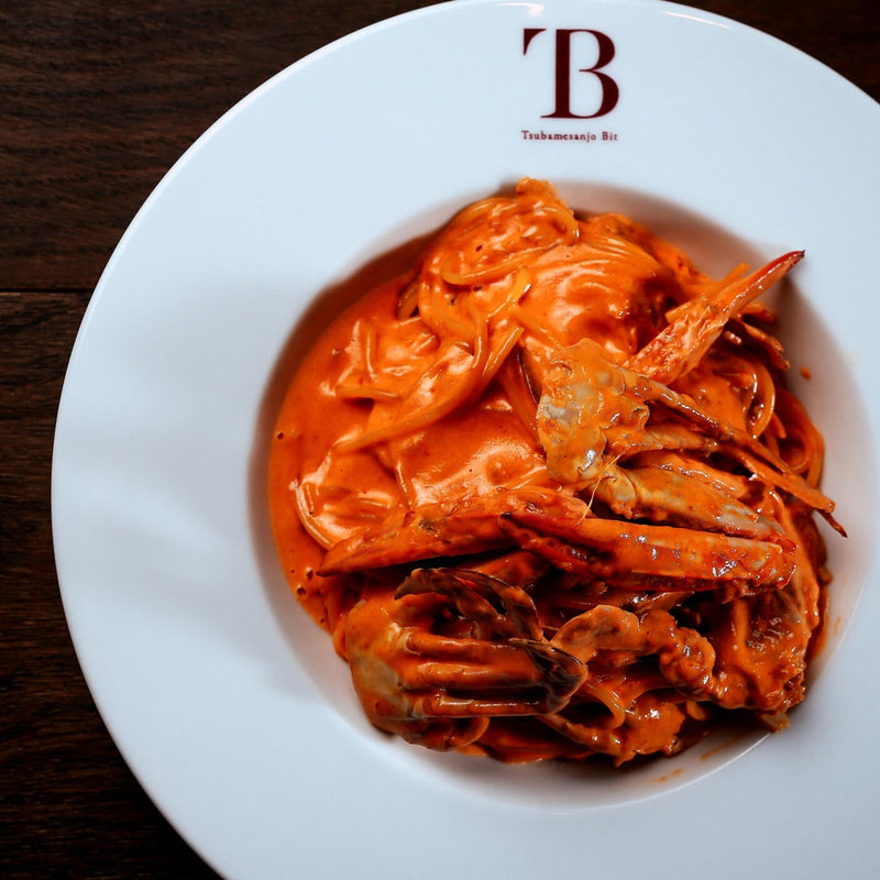 【Bitパスタ人気No.1】渡り蟹のトマトクリームパスタソース